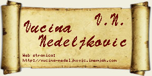 Vucina Nedeljković vizit kartica